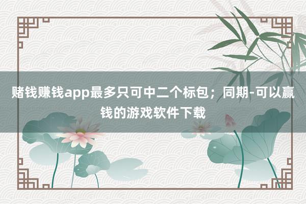 赌钱赚钱app最多只可中二个标包；同期-可以赢钱的游戏软件下载
